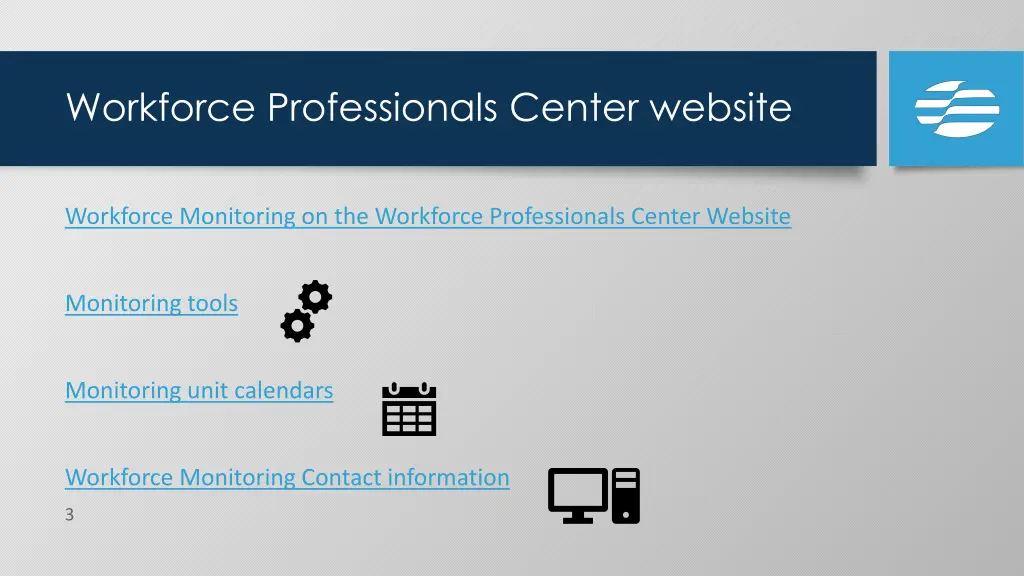 workforce professionals center website