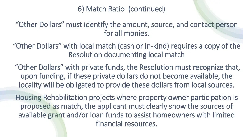 6 match ratio continued 6 match ratio continued