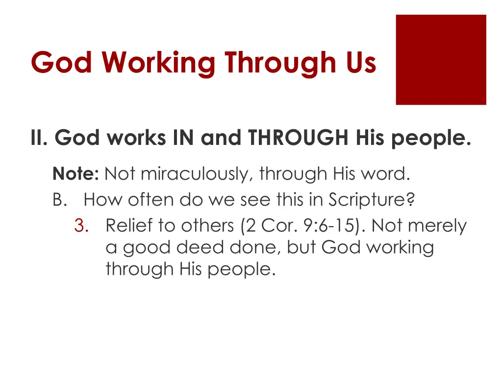 god working through us 4