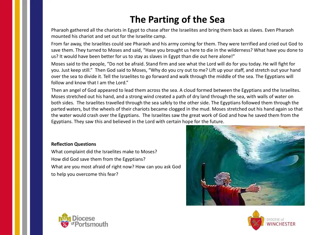 the parting of the sea