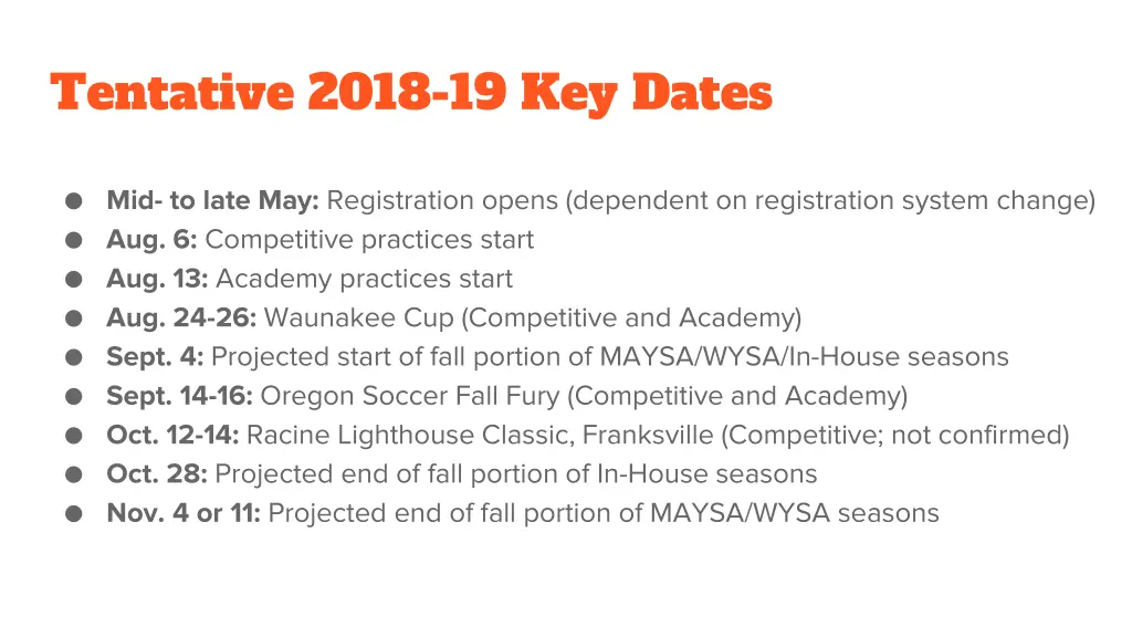 tentative 2018 19 key dates