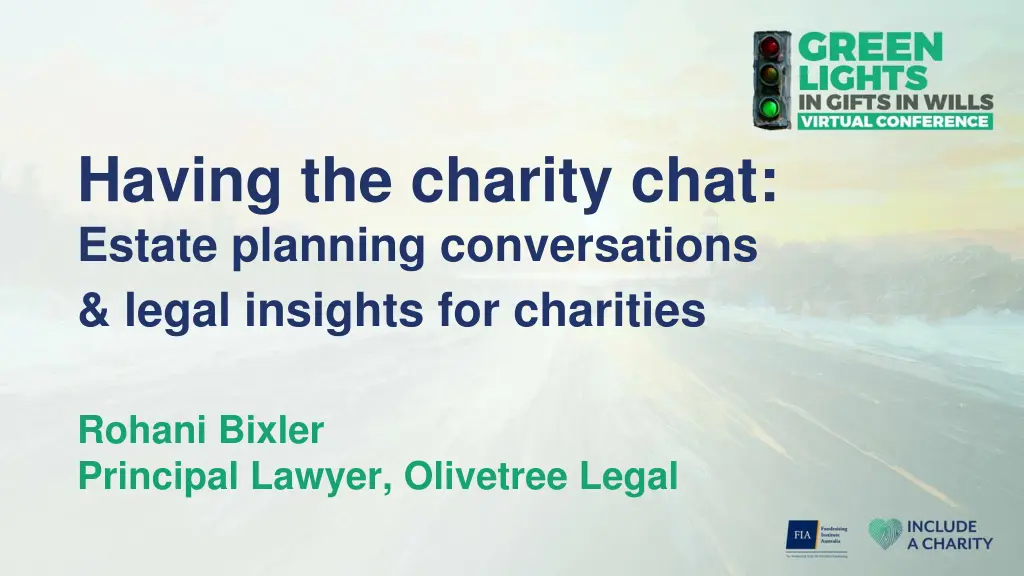 having the charity chat estate planning