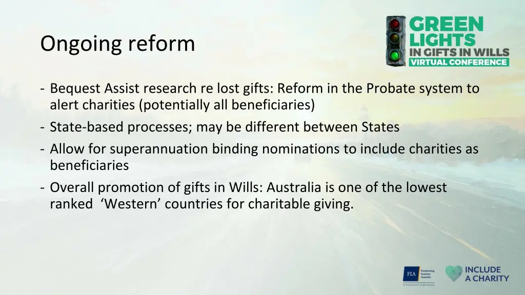 ongoing reform