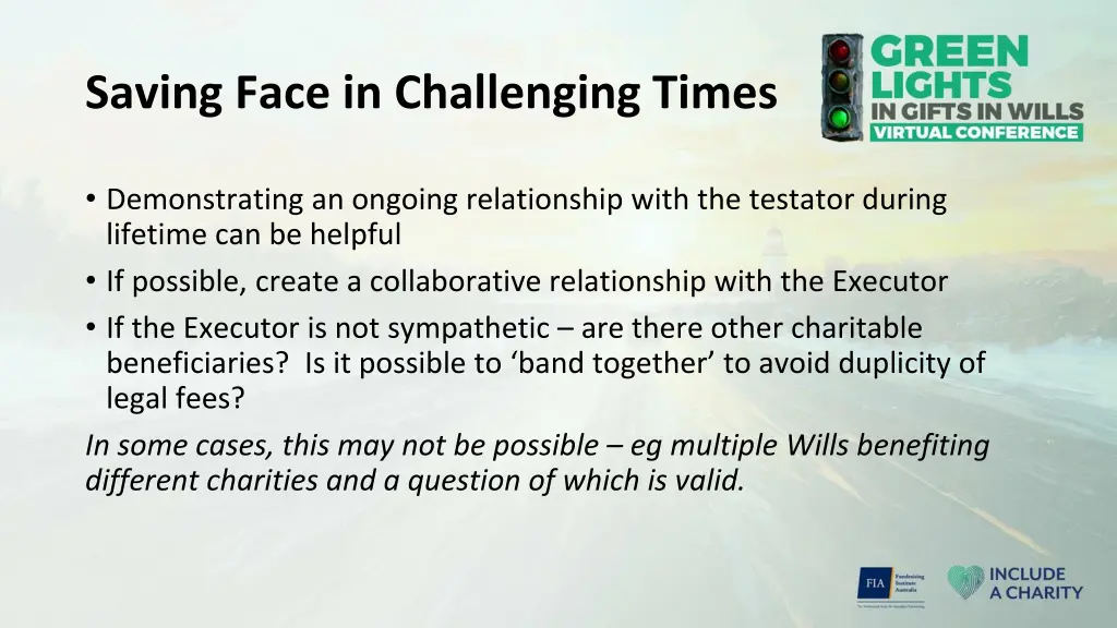 saving face in challenging times