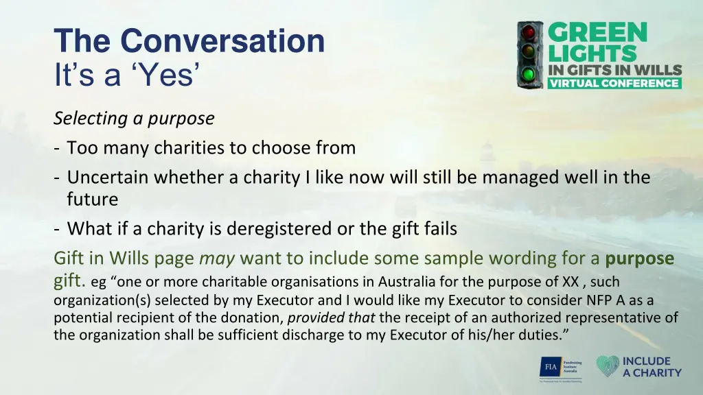 the conversation it s a yes 1