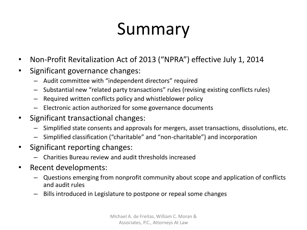 summary