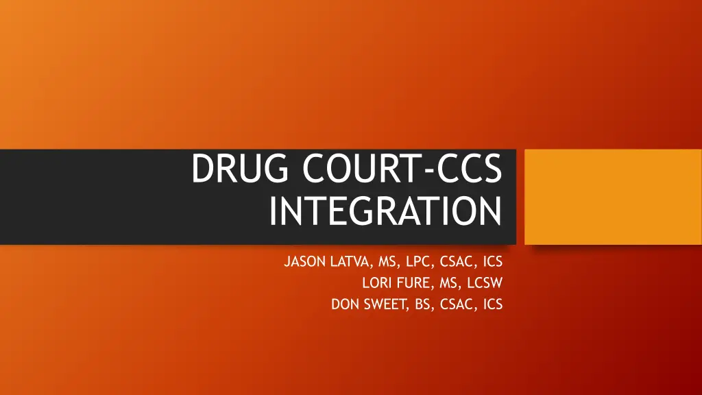 drug court ccs integration
