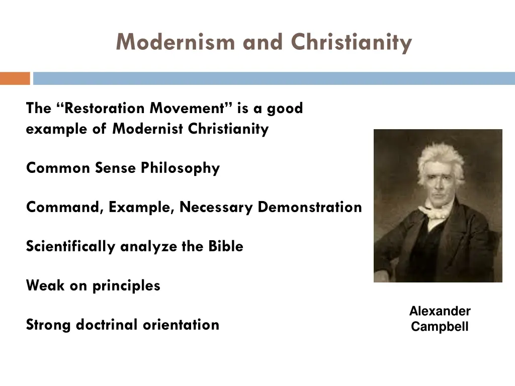 modernism and christianity