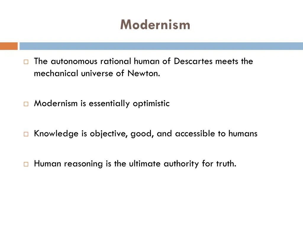 modernism