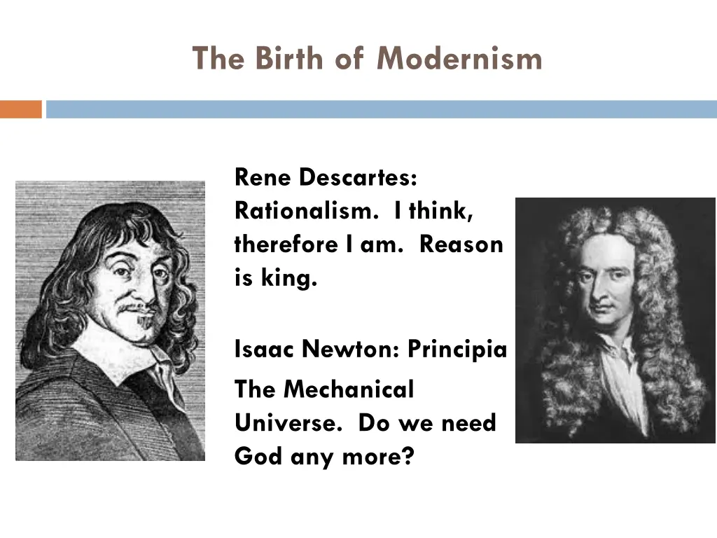 the birth of modernism