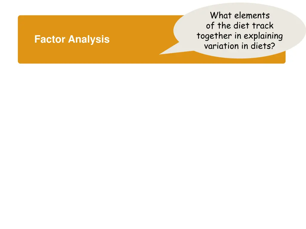 what elements of the diet track together