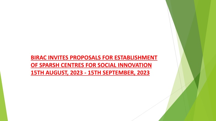 birac invites proposals for establishment