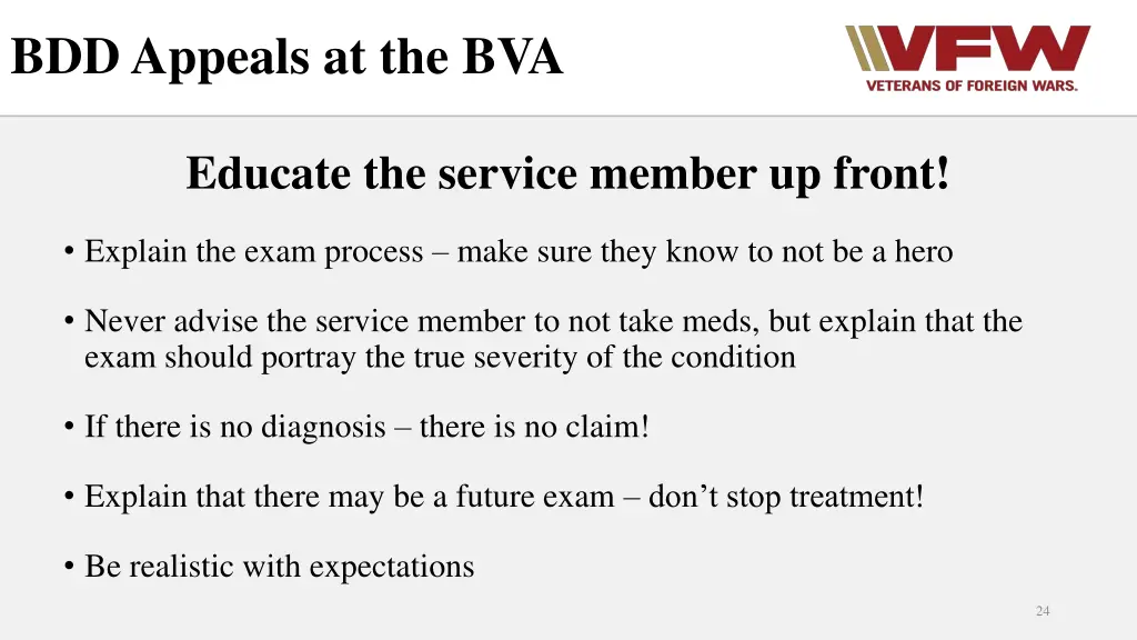 bdd appeals at the bva 1