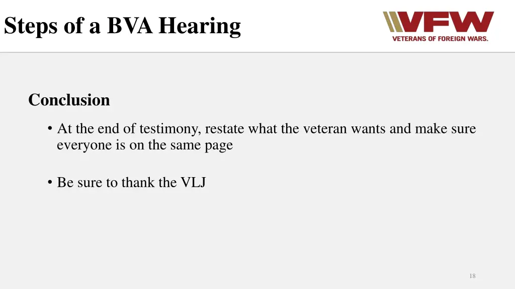 steps of a bva hearing 1