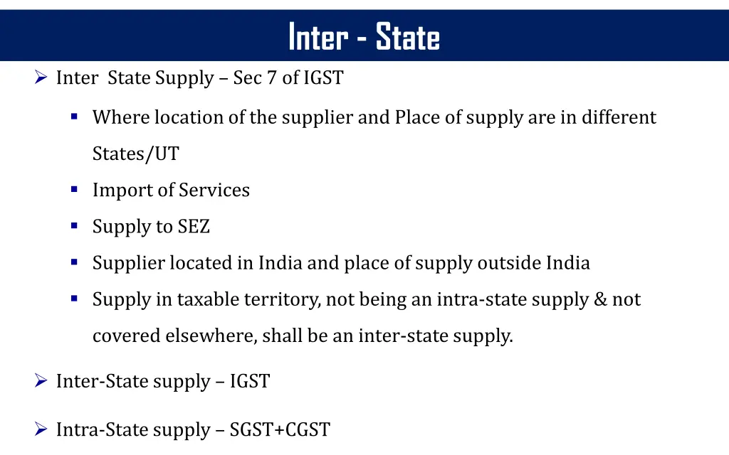 inter state