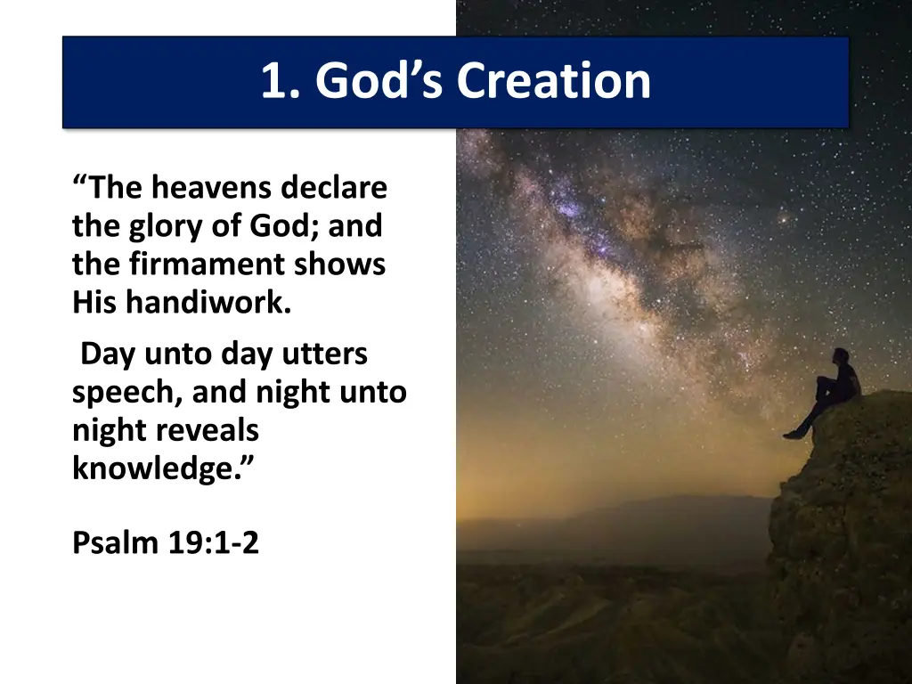 1 god s creation