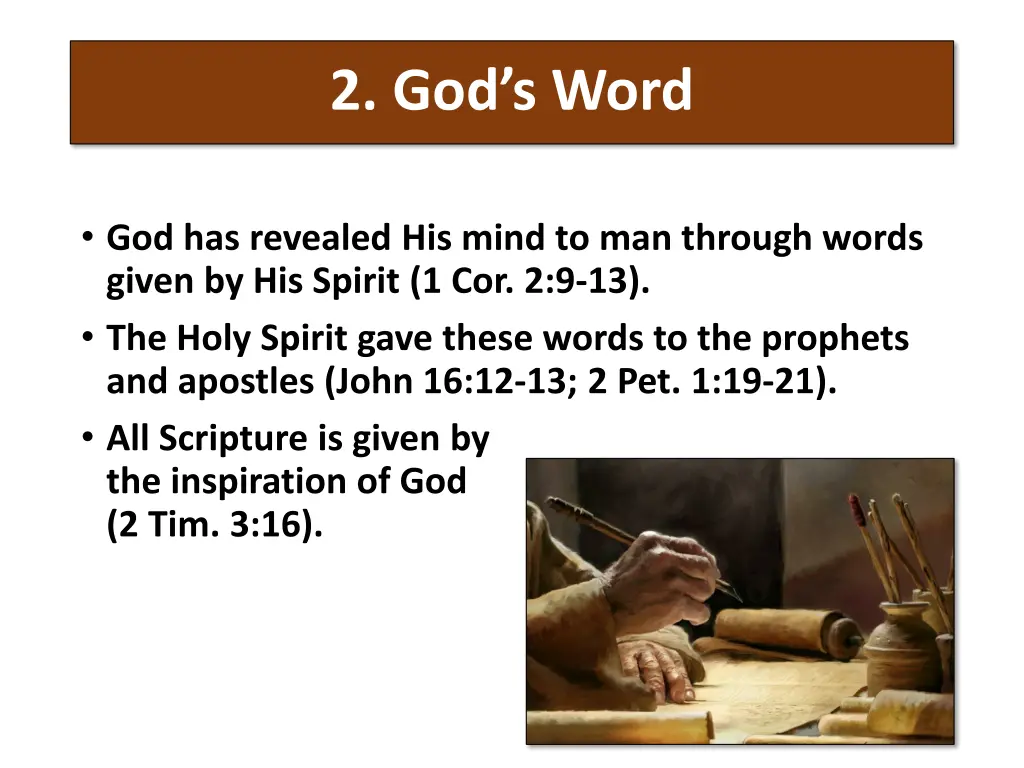 2 god s word