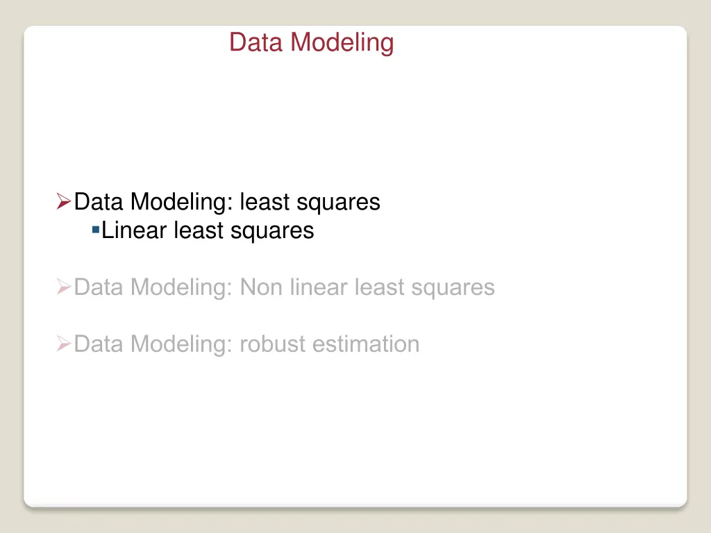 data modeling 2