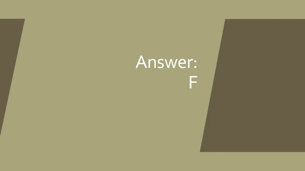 answer