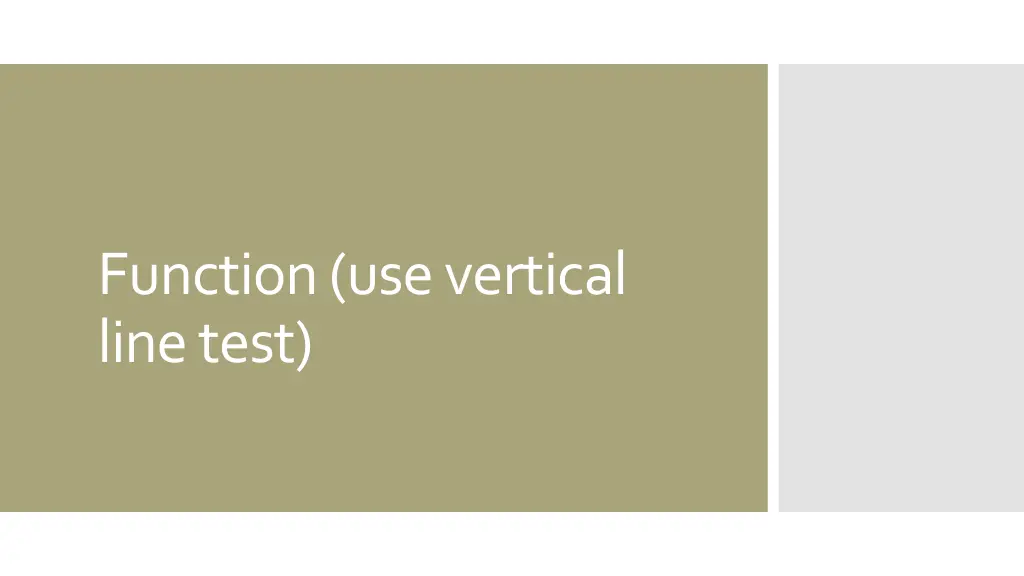 function use vertical line test