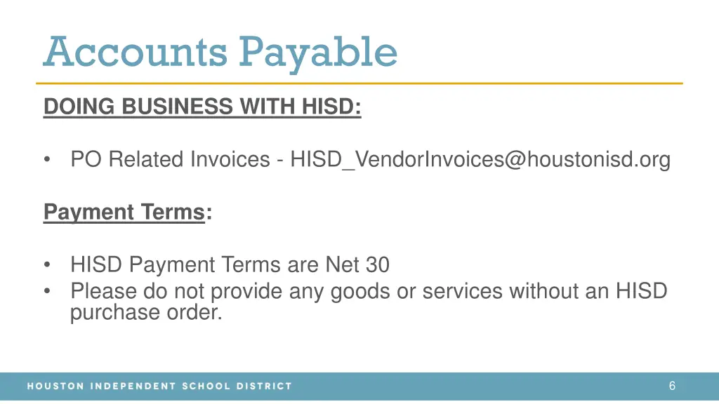 accounts payable