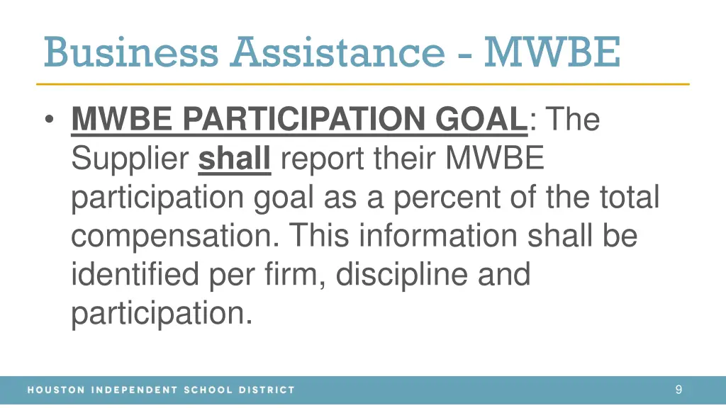 business assistance mwbe