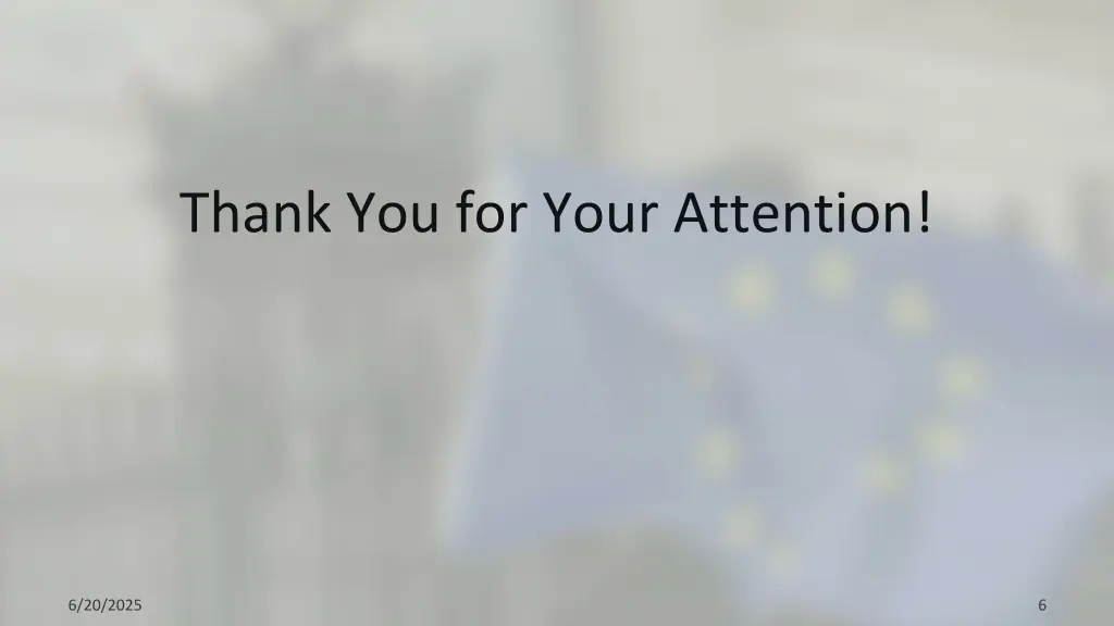 thank you for your attention