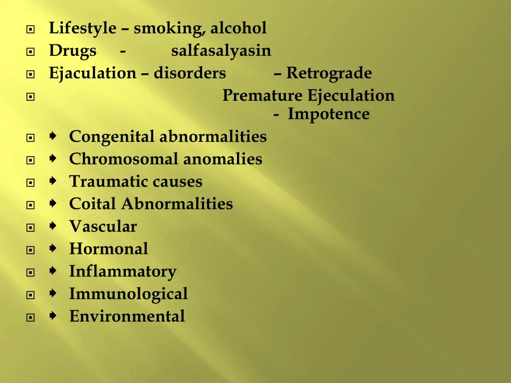 lifestyle smoking alcohol drugs ejaculation