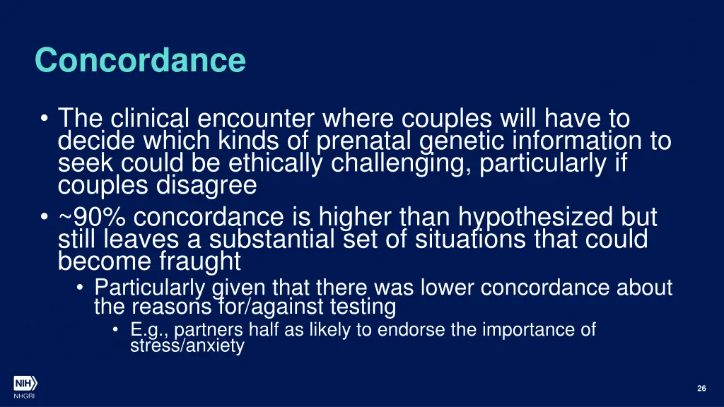 concordance