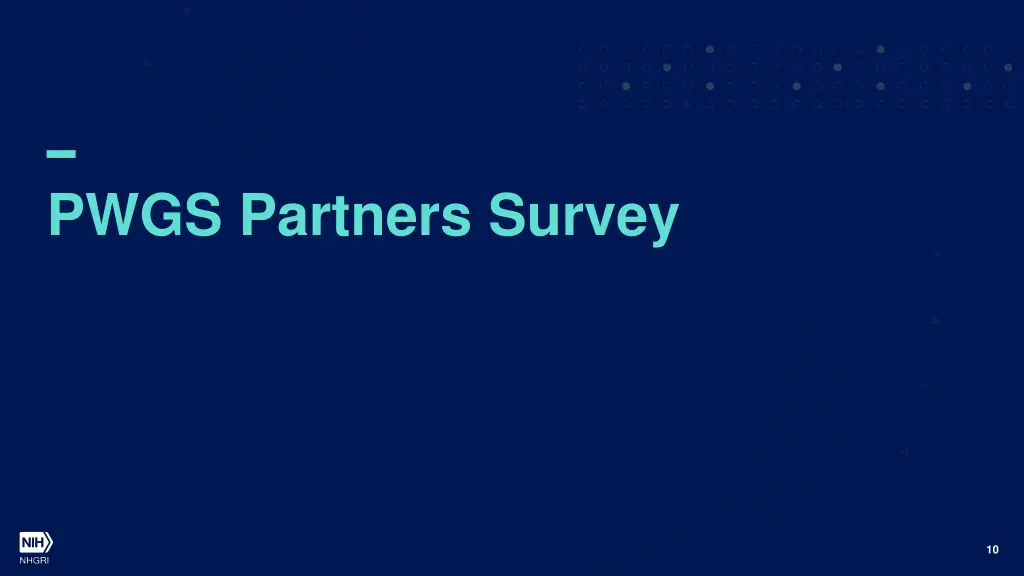 pwgs partners survey