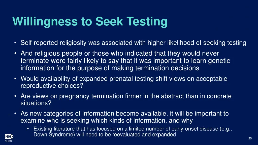 willingness to seek testing 2