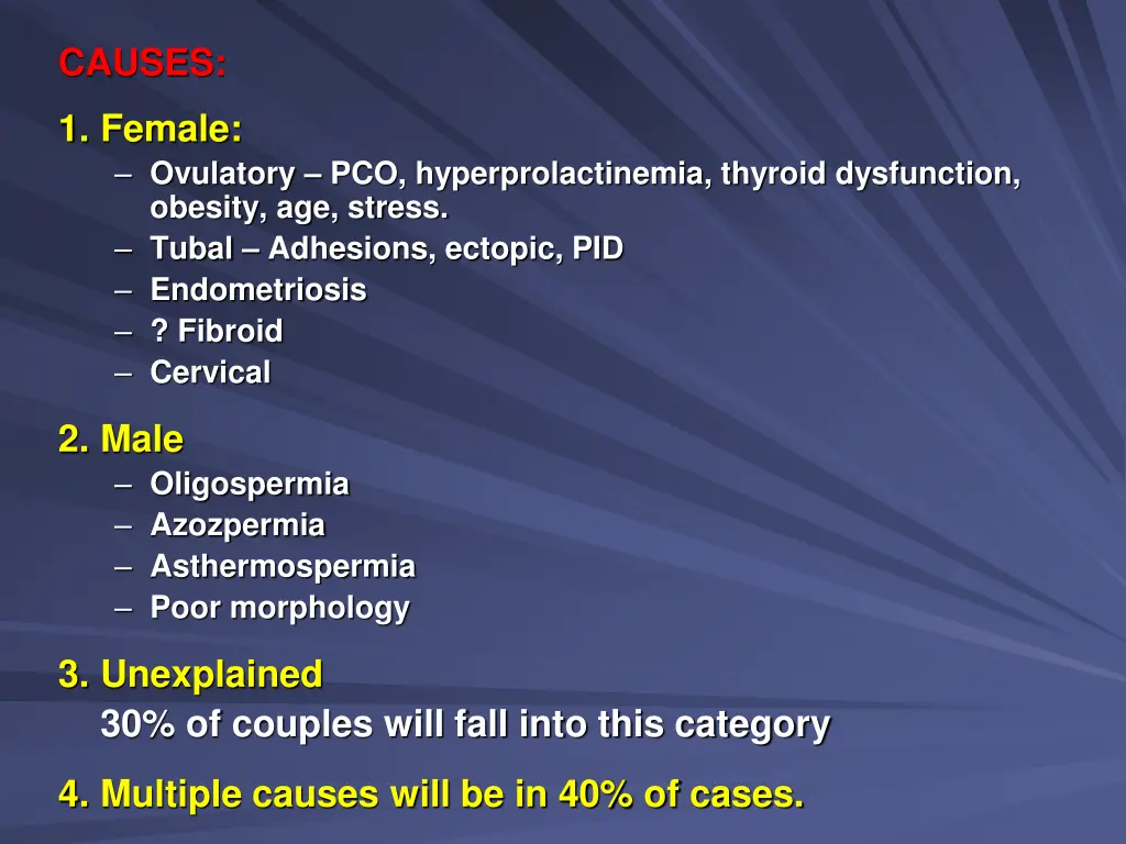 causes