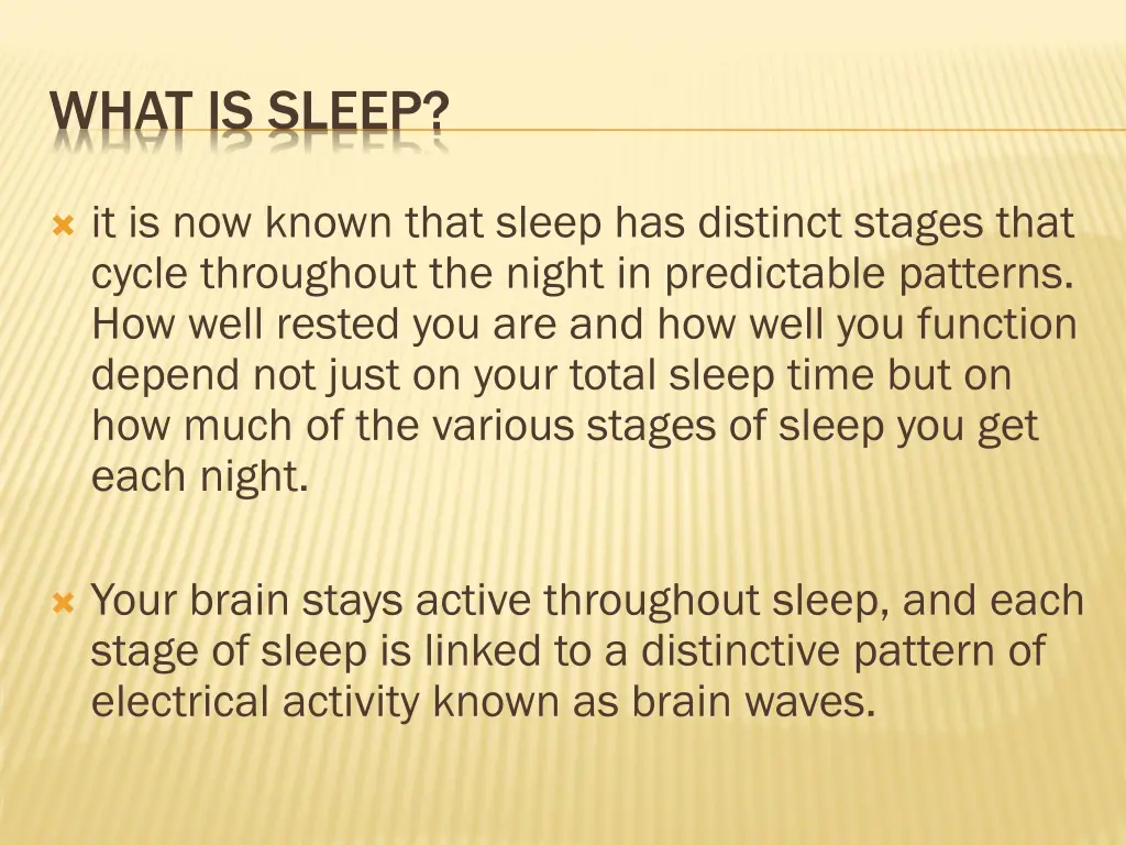 what is sleep