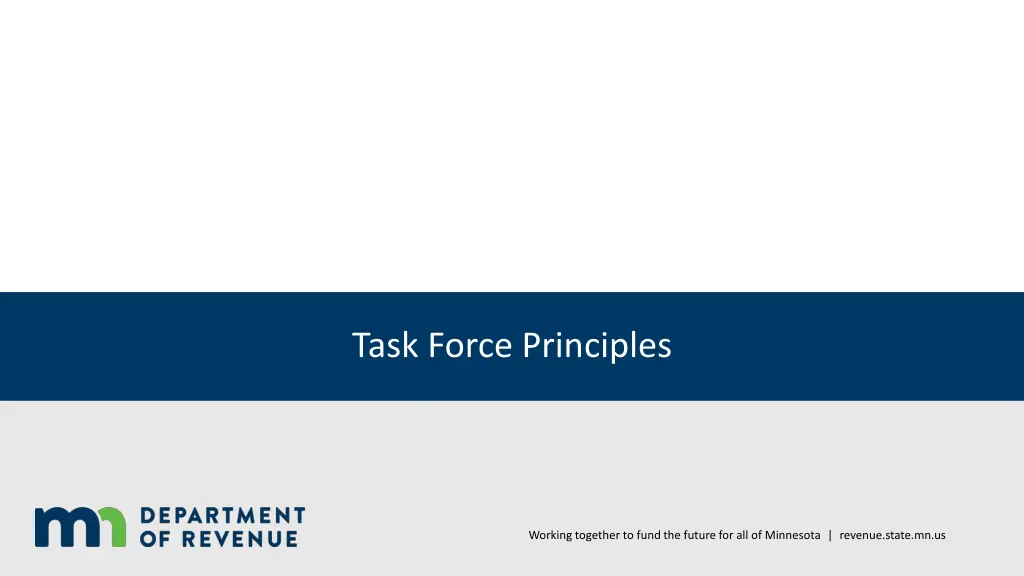 task force principles