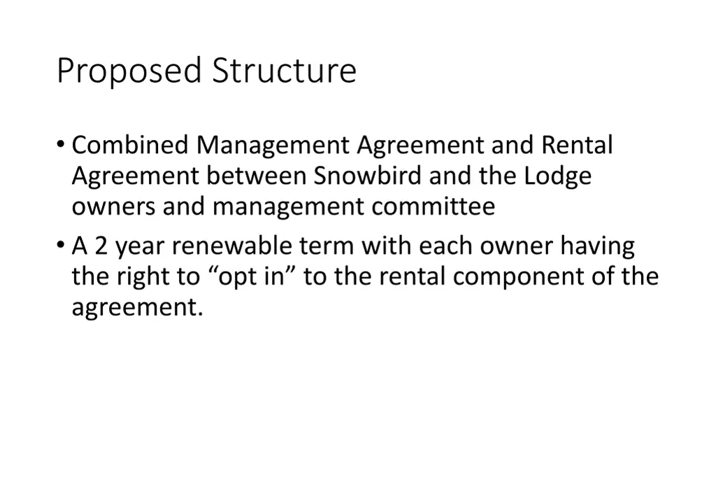 proposed structure