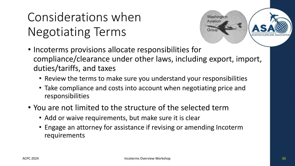 considerations when negotiating terms 3