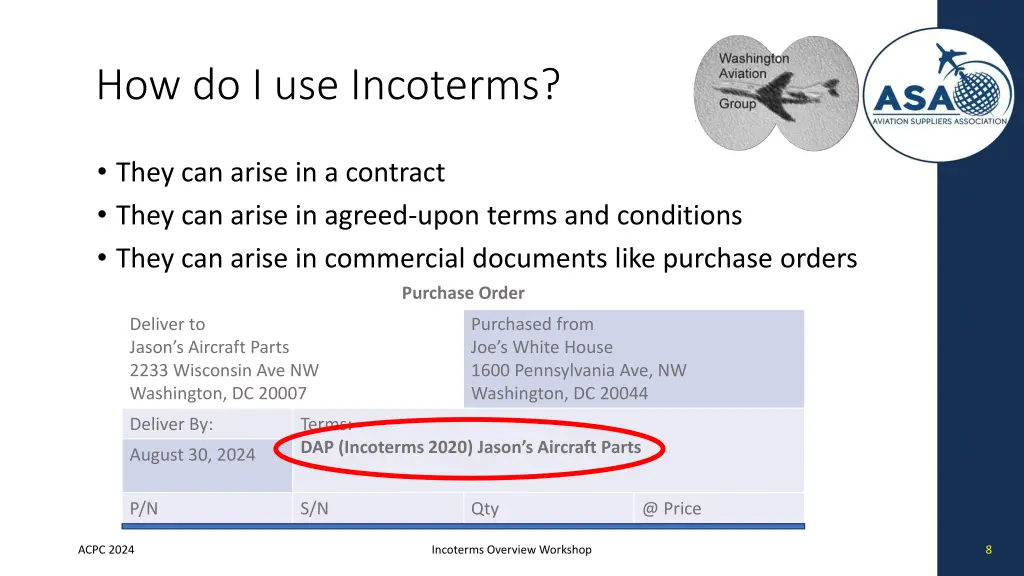 how do i use incoterms 2