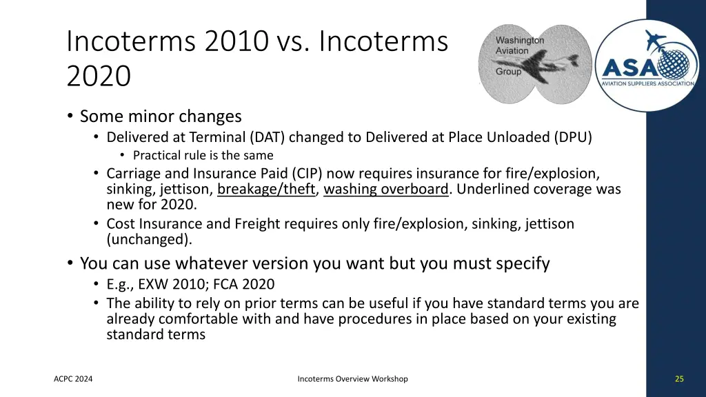 incoterms 2010 vs incoterms 2020