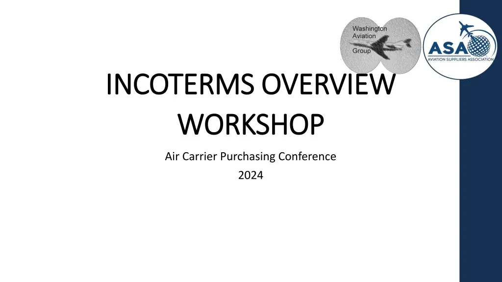incoterms overview incoterms overview workshop