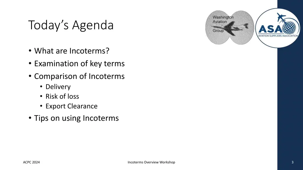 today s agenda