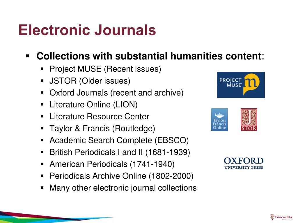 electronic journals