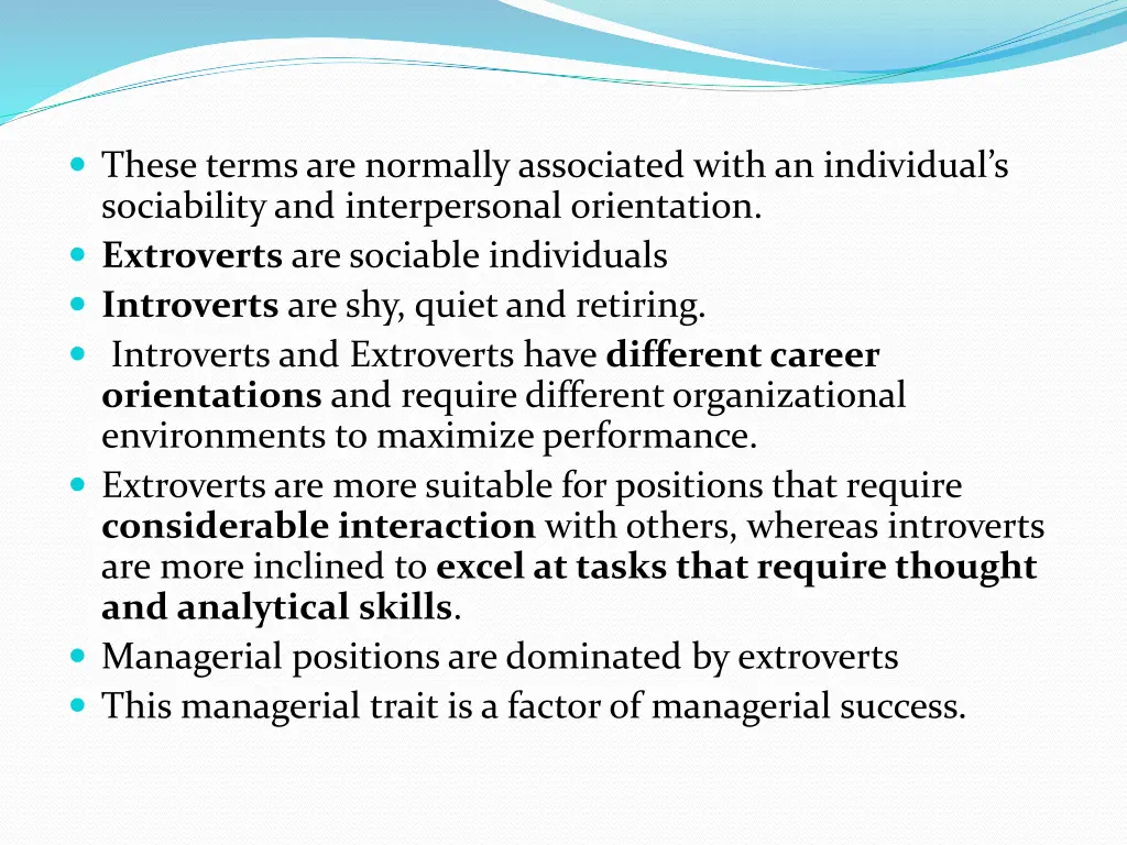 these terms are normally associated with