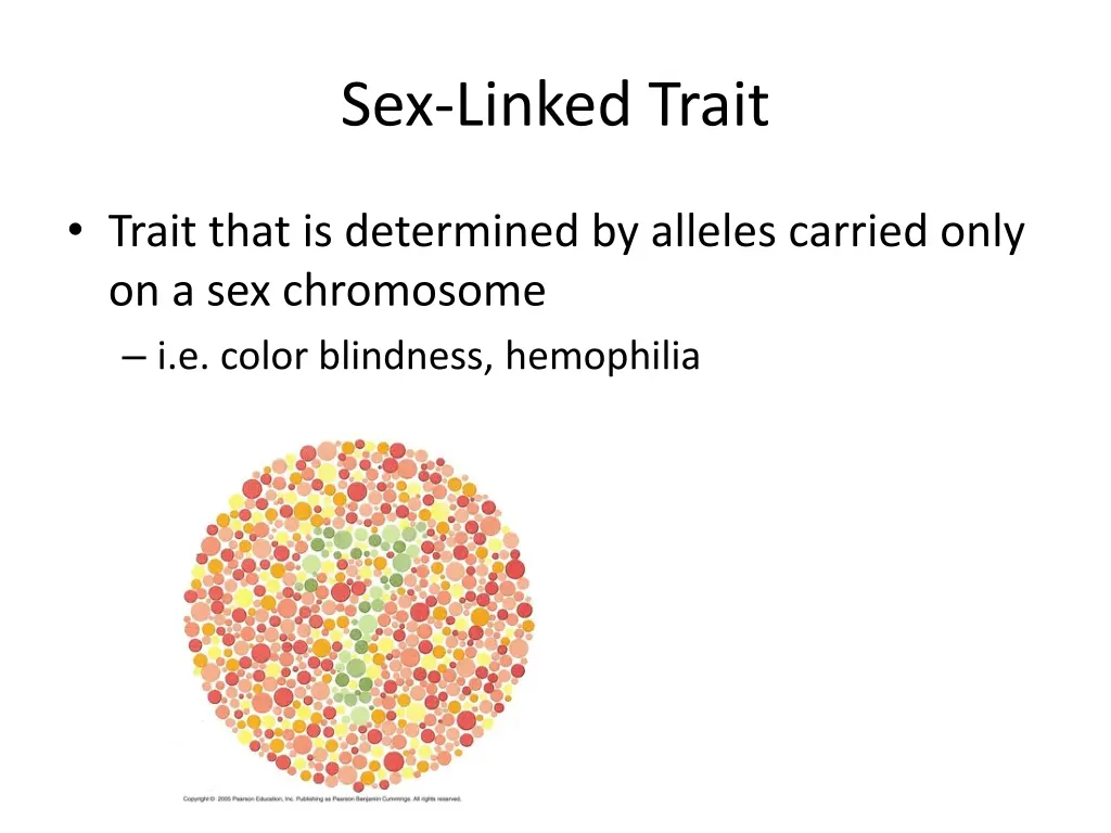 sex linked trait