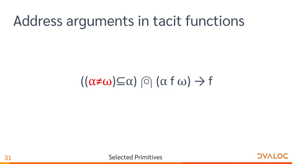 address arguments in tacit functions 3