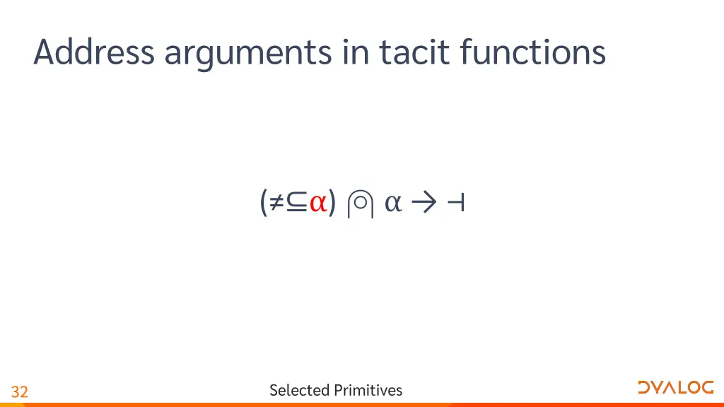 address arguments in tacit functions 4