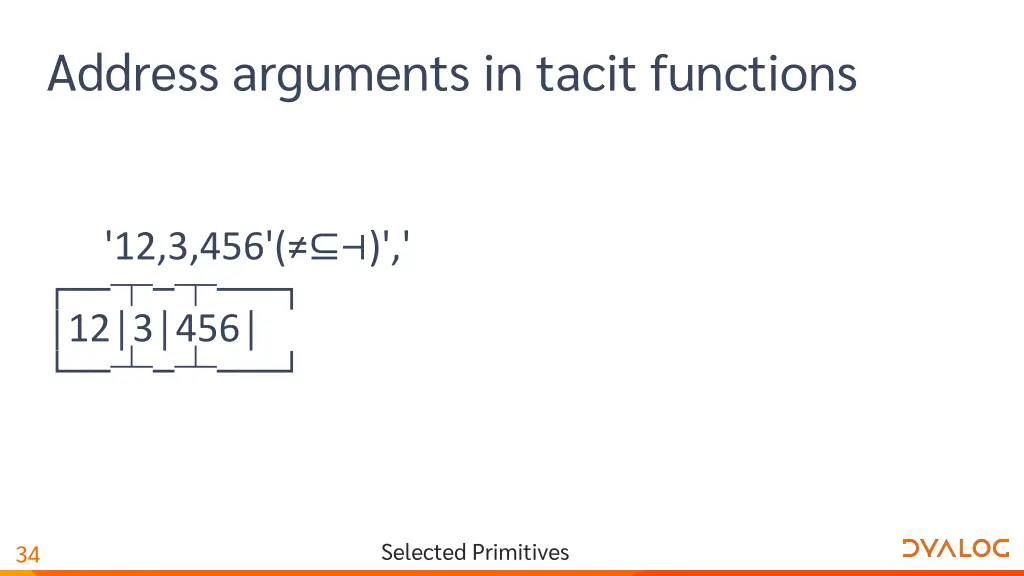 address arguments in tacit functions 6