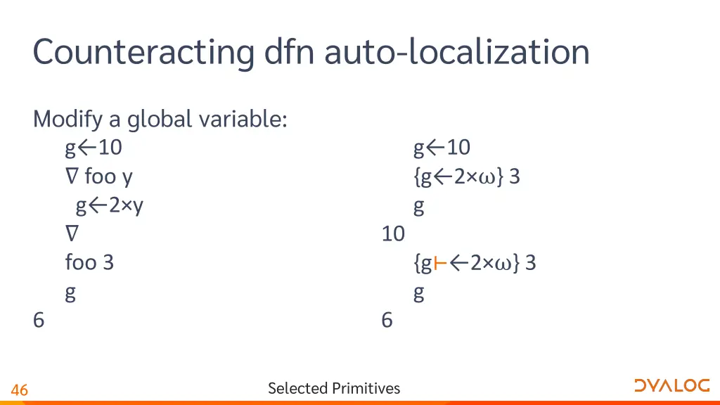counteracting dfn auto localization