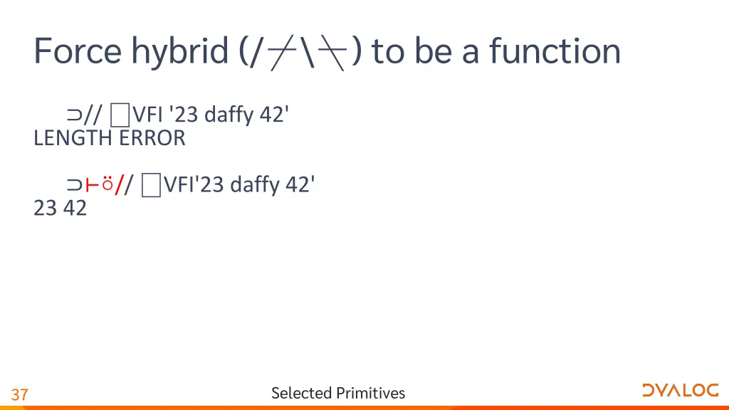 force hybrid to be a function 1