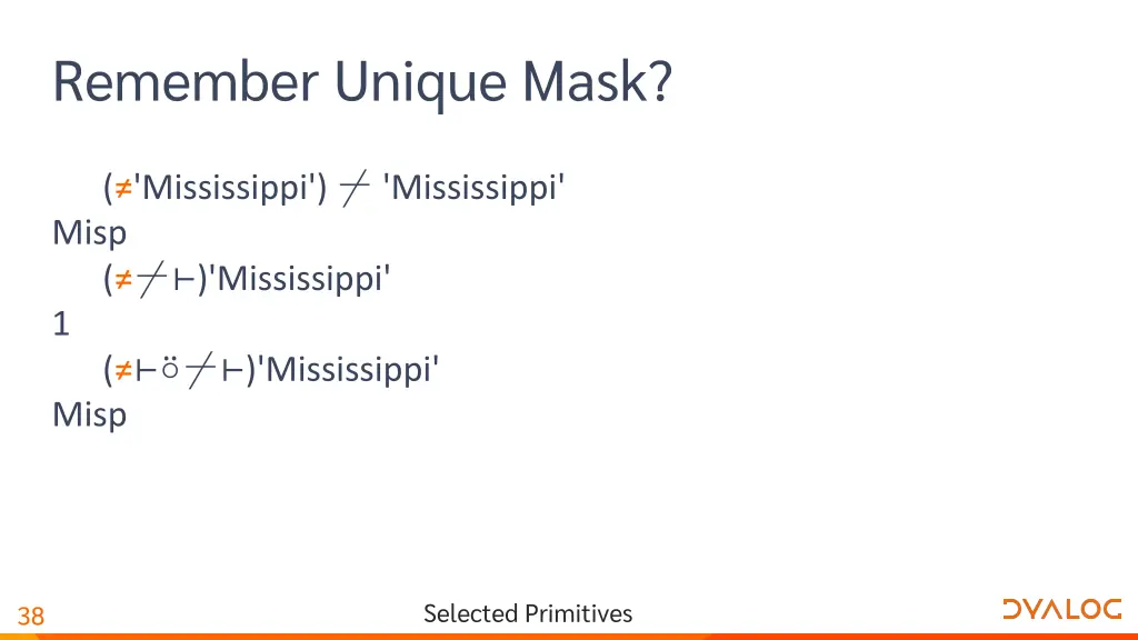 remember unique mask