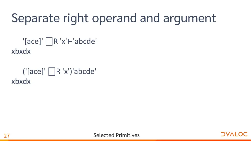 separate right operand and argument 1
